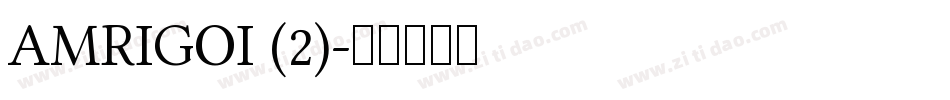 AMRIGOI (2)字体转换